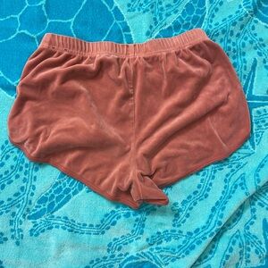 Hollister fuzzy shorts